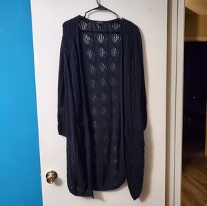 Forever 21 knit sweater with pockets black size M